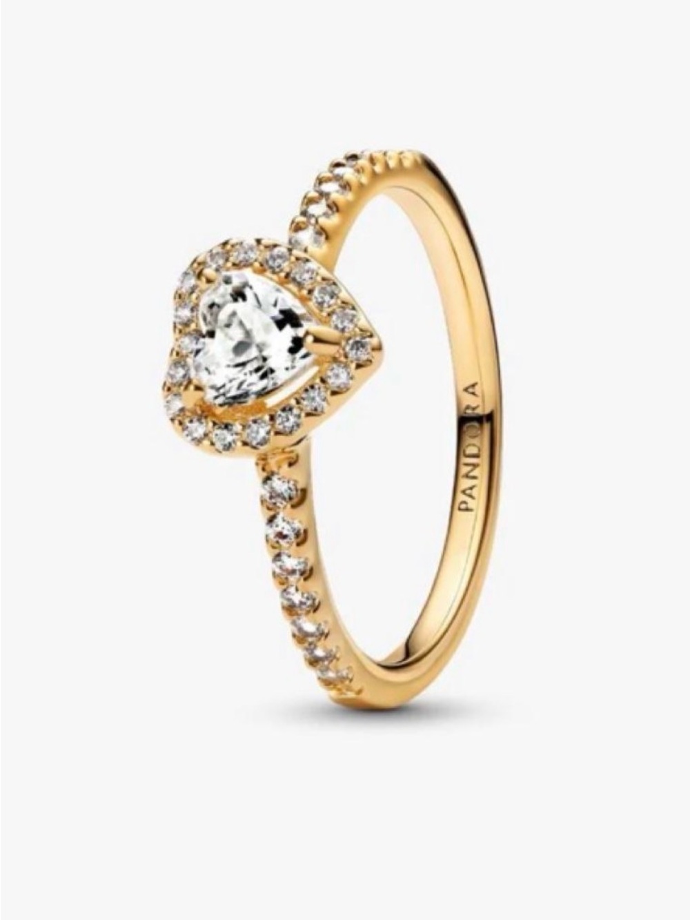 Pandora Gold Heart Ring🤗